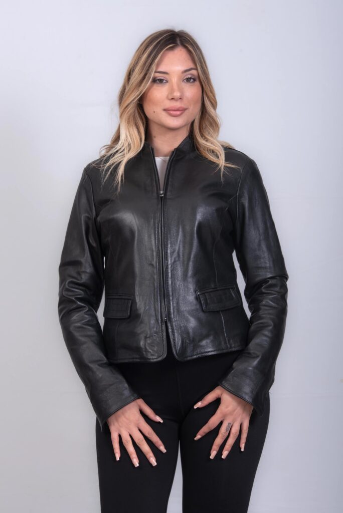 (image for) GIACCA DONNA IN PELLE NERO MOD. ARIANNA