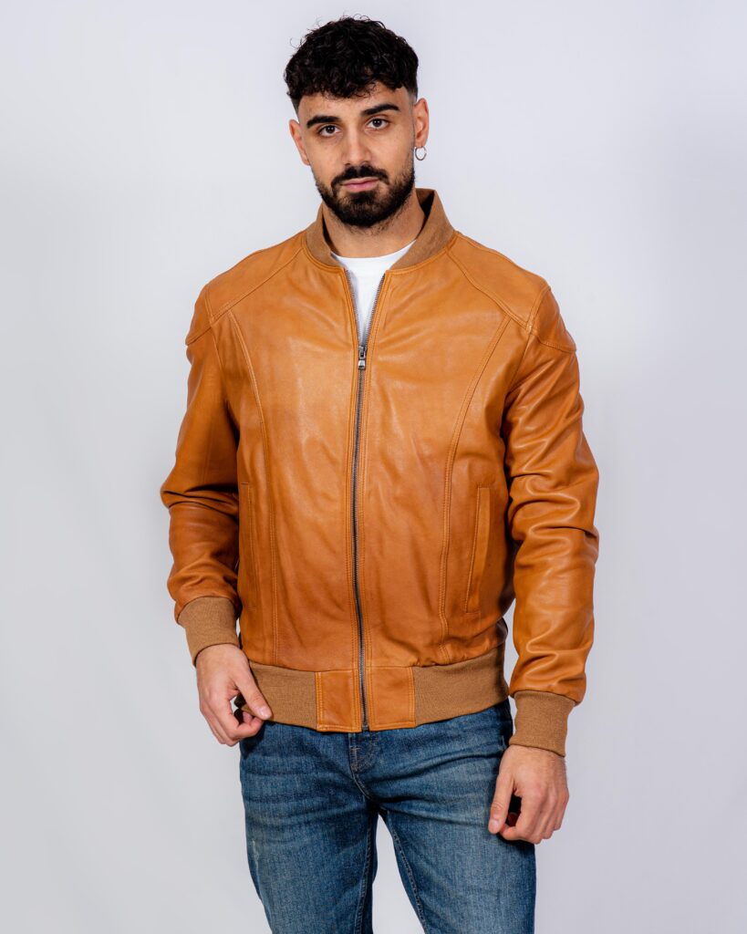 (image for) BOMBER IN PELLE UOMO CUOIO MOD. 5320