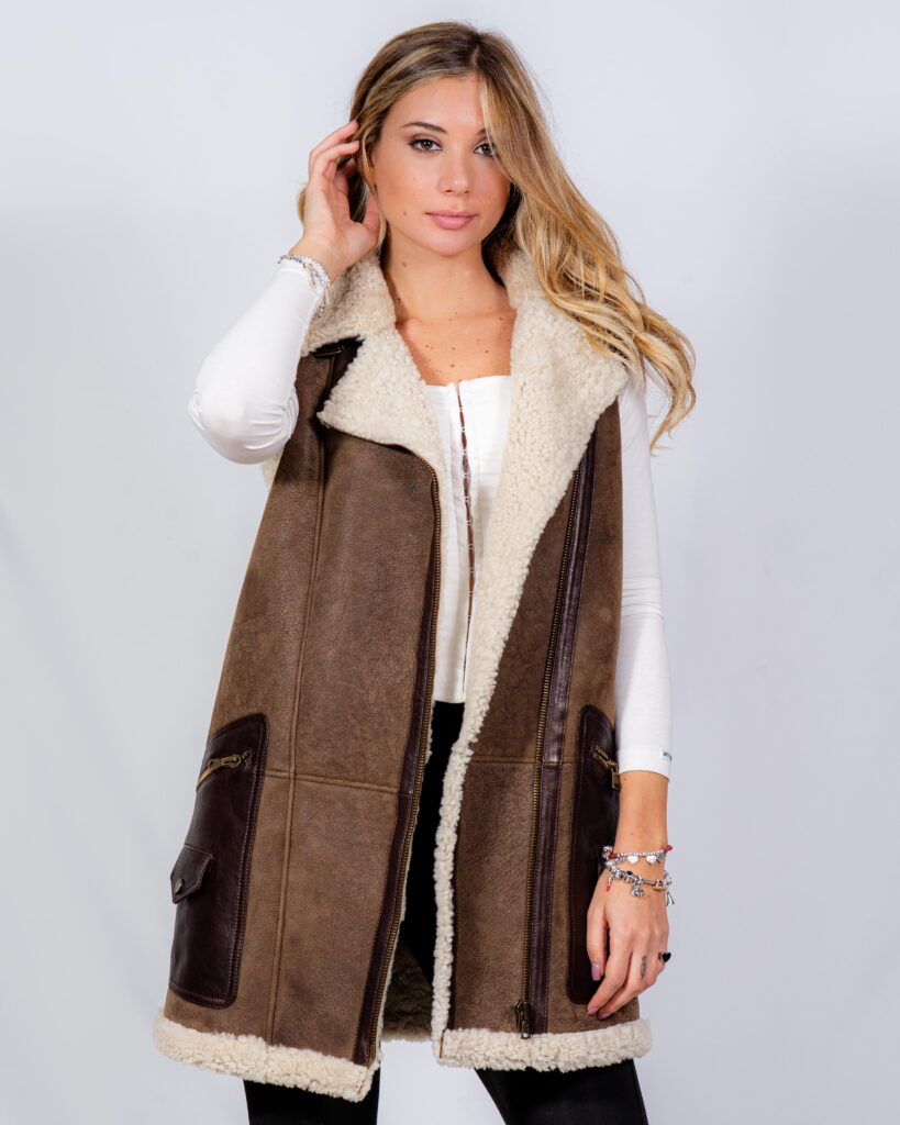 (image for) GILET MONTONE DONNA CAMMELLO