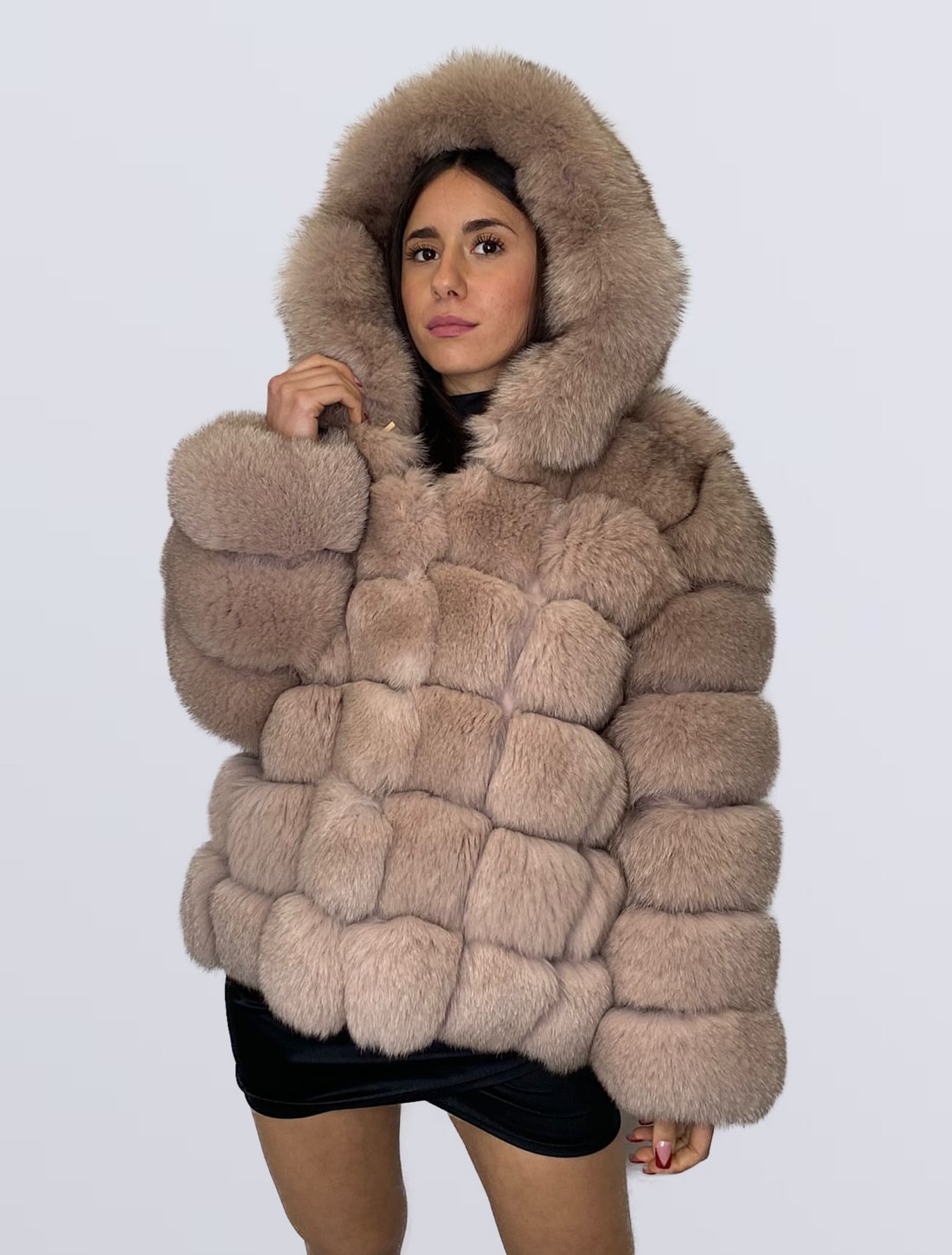 Giubbino pelle cipria outlet