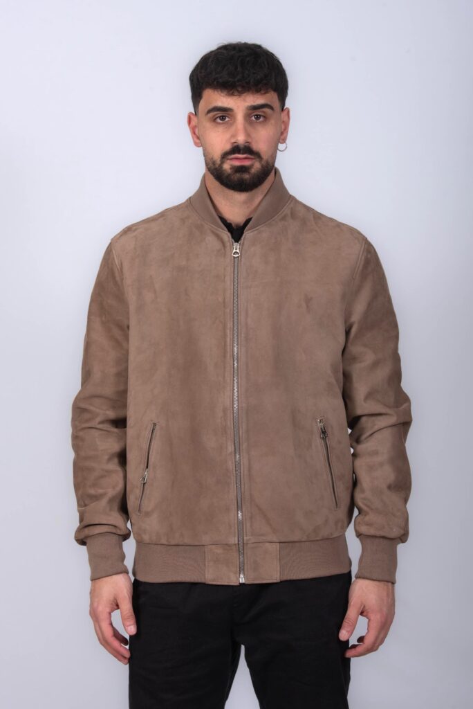 (image for) BOMBER CAMOSCIO UOMO FANGO MOD. 501