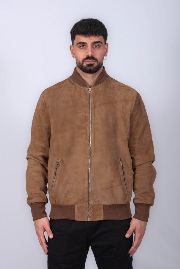 (image for) BOMBER CAMOSCIO UOMO TERRA MOD. 501
