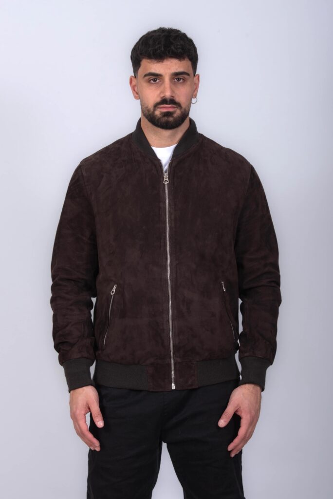 (image for) BOMBER CAMOSCIO UOMO COFFE MOD. 501