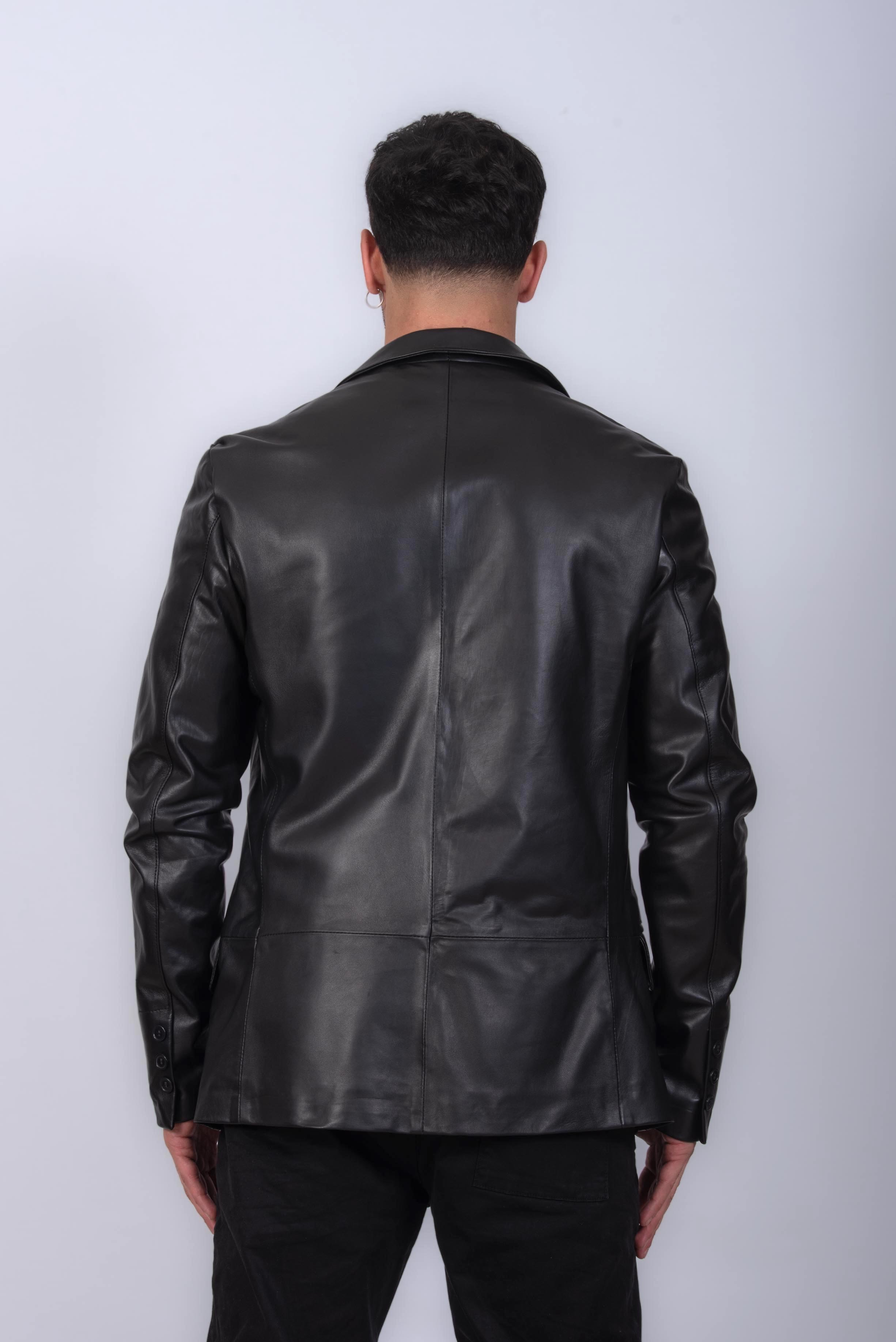 Blazer in deals pelle uomo